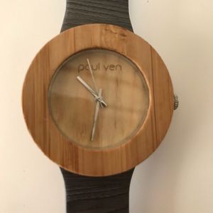 Paul Ven Wooden Wristwatch